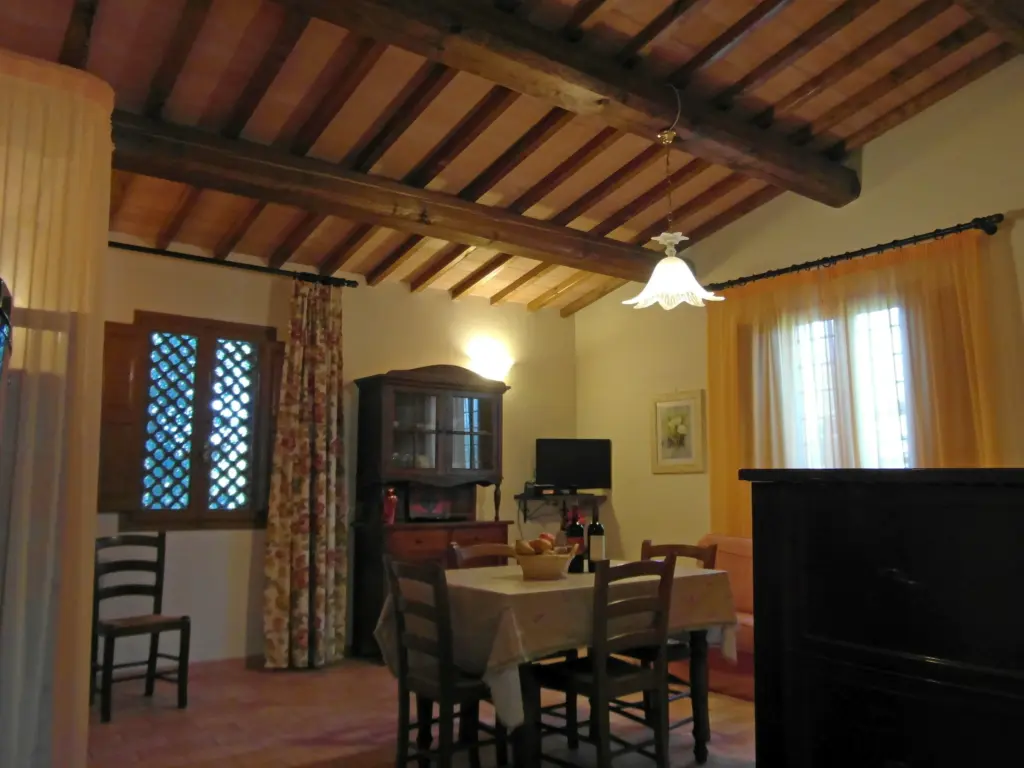Cucina e zona pranzo della Suite 14 Family